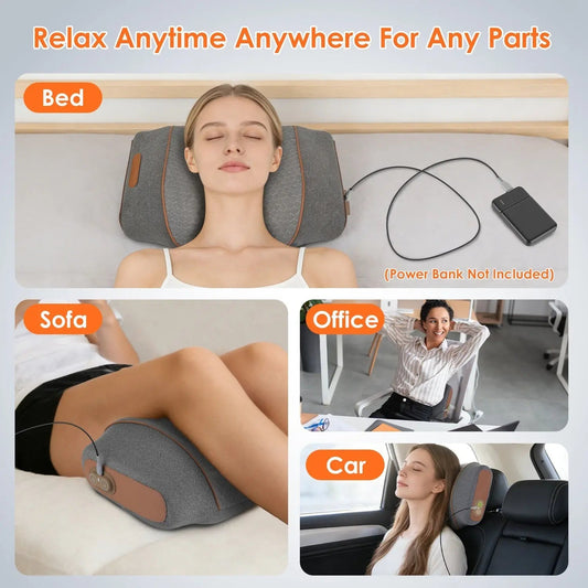 The Ultimate Neck relief Upgrade: 3-in-1 Heated Massager with Air Compression
