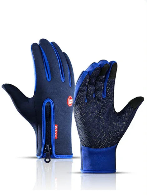 Winter Gloves for Men & Women – Touch Screen Riding Gloves, Waterproof, Anti-Slip, Sports Fleece Thermal Gloves - Viral Boostor