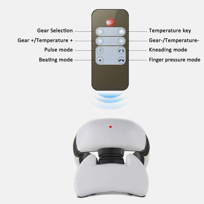 Smart Electric Neck And Back Massager With Heat
