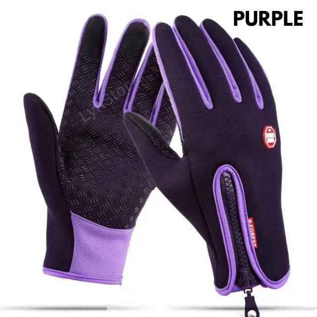 Winter Gloves for Men & Women – Touch Screen Riding Gloves, Waterproof, Anti-Slip, Sports Fleece Thermal Gloves - Viral Boostor