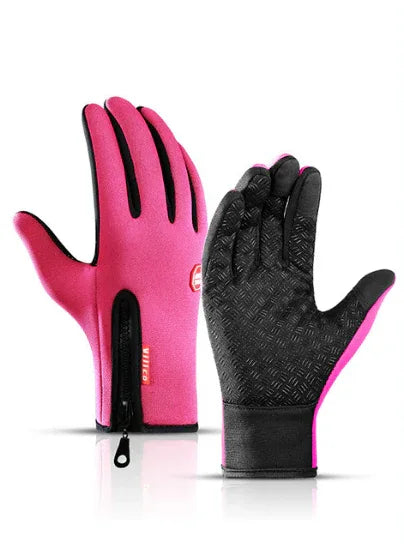 Winter Gloves for Men & Women – Touch Screen Riding Gloves, Waterproof, Anti-Slip, Sports Fleece Thermal Gloves - Viral Boostor