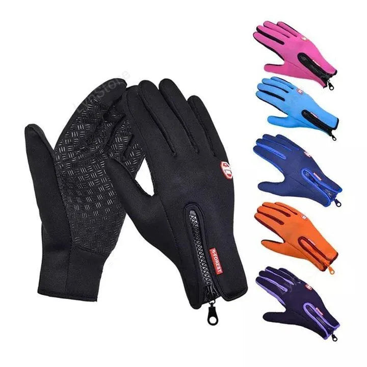 Winter Gloves for Men & Women – Touch Screen Riding Gloves, Waterproof, Anti-Slip, Sports Fleece Thermal Gloves - Viral Boostor