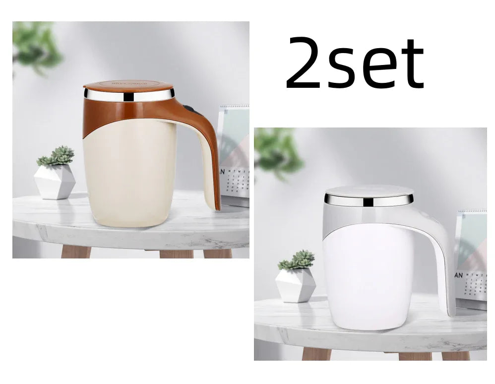 Magnetic Self-Stirring Mug – USB Electric Mixing Cup for Coffee, Milkshakes & More - Viral Boostor