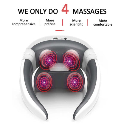Smart Electric Neck And Back Massager With Heat
