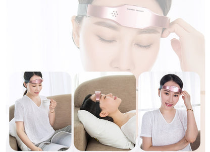 Head Massager Wireless Stress Relief Brain Massage Helmet Unisex Sleep Therapy Device - Aesthetic home glow - Viral Boostor