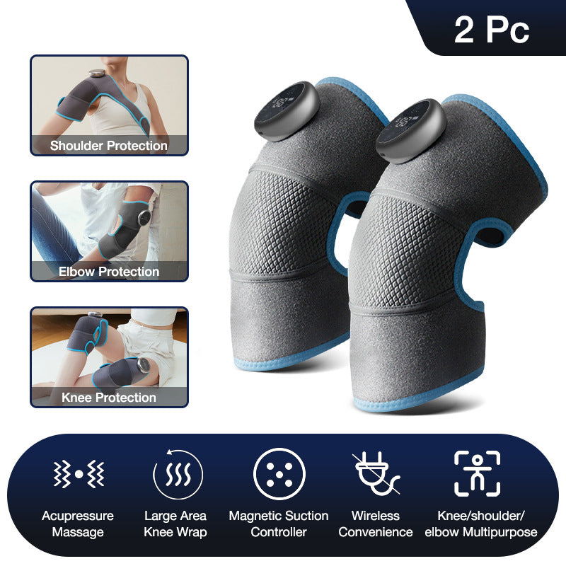 Heating Knee Electric Shoulder Vibrating Massage Pad For Physiotherapy Leg Arthritis Elbow Joint Pain Relief Therapy - Aesthetic home glow - Viral Boostor