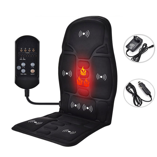 Heated Vibration Massage Seat Cushion For Car & Office