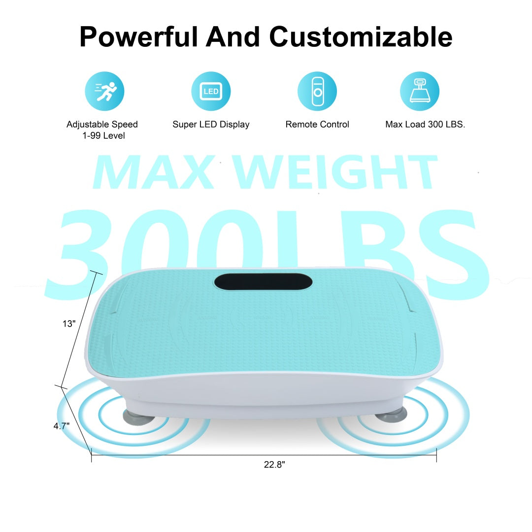 Silent Vibration Fitness Platform – Smart Start-Stop