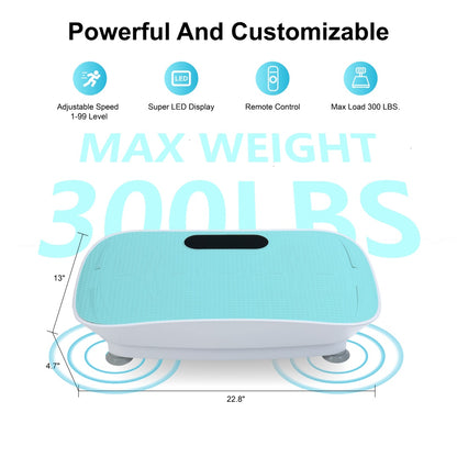 Silent Vibration Fitness Platform – Smart Start-Stop