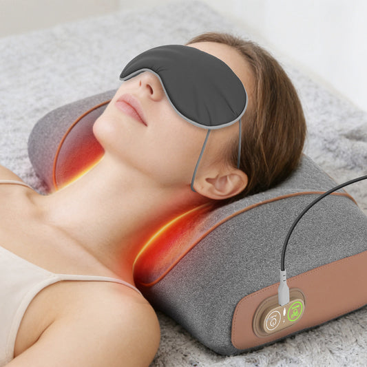3-in-1 Heated Neck Massager Pillow With Air Compression