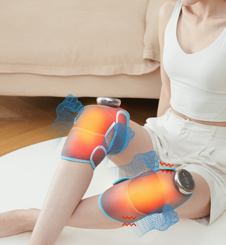 Heating Knee Electric Shoulder Vibrating Massage Pad For Physiotherapy Leg Arthritis Elbow Joint Pain Relief Therapy - Aesthetic home glow - Viral Boostor