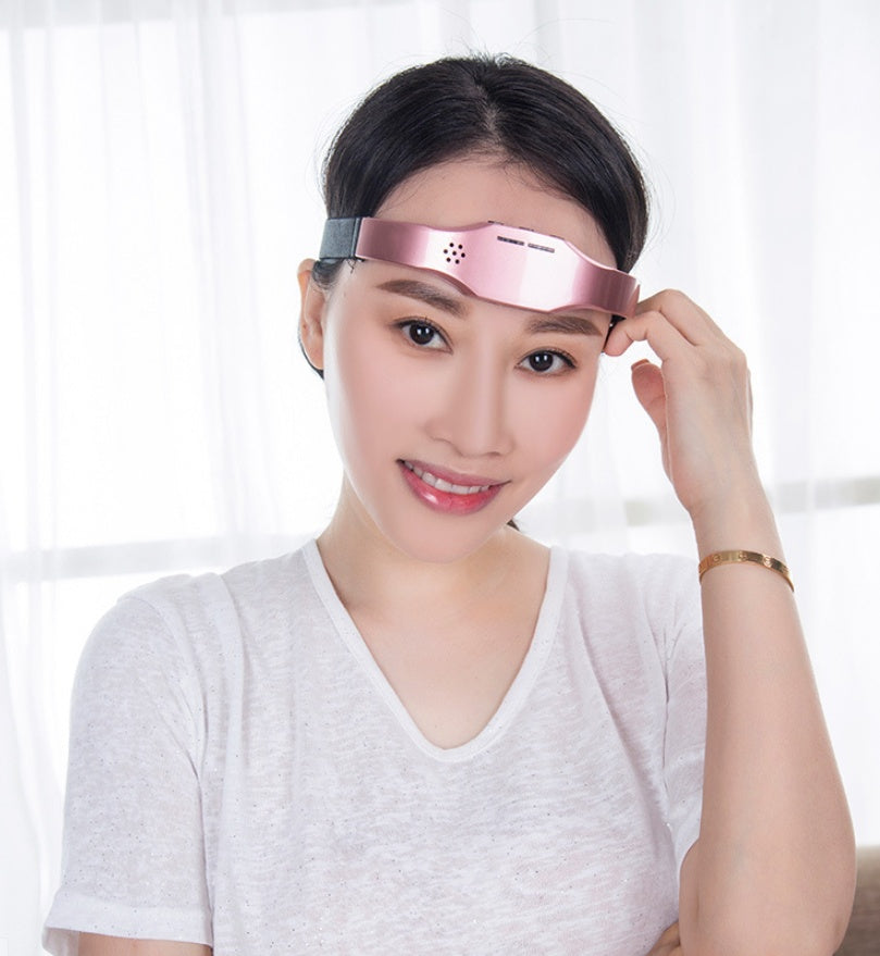 Head Massager Wireless Stress Relief Brain Massage Helmet Unisex Sleep Therapy Device - Aesthetic home glow - Viral Boostor