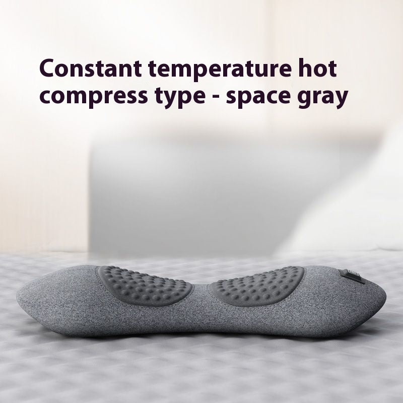 Memory Foam Lumbar Pillow With Heat And Massage