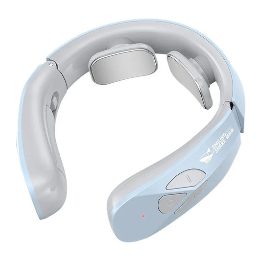 Electric Neck Massager with EMS Pulse & Heat – Rechargeable Cervical Therapy Device for Neck Pain Relief - Viral Boostor