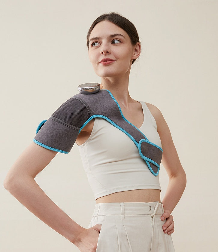 Heating Knee Electric Shoulder Vibrating Massage Pad For Physiotherapy Leg Arthritis Elbow Joint Pain Relief Therapy - Aesthetic home glow - Viral Boostor