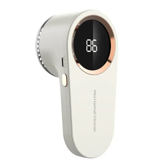 Luxury Fabric Shaver: Pro-Grade Rechargeable Lint Remover with LED Display | Electric Fuzz & Fluff Pellet Clothes Restorer - Viral Boostor