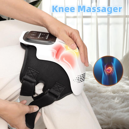 Heated Electric Knee Massager With Vibration Therapy