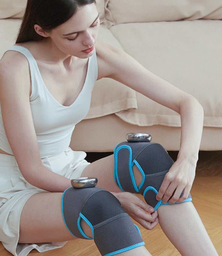 Heating Knee Electric Shoulder Vibrating Massage Pad For Physiotherapy Leg Arthritis Elbow Joint Pain Relief Therapy - Aesthetic home glow - Viral Boostor