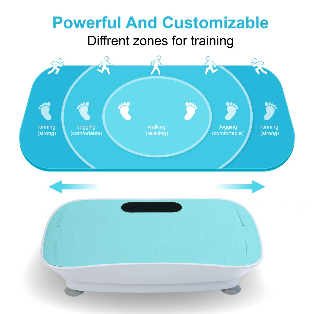 Silent Vibration Fitness Platform – Smart Start-Stop