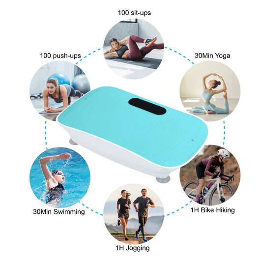 Silent Vibration Fitness Platform – Smart Start-Stop