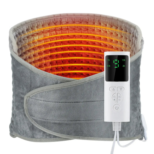 Back Heating Support Belt – Heated Waist Brace with Adjustable Temperature for Lumbar Pain Relief & Warm Back & Abdomen - Viral Boostor