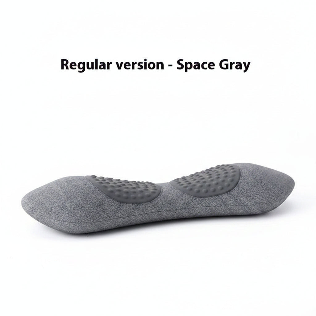 Memory Foam Lumbar Pillow With Heat And Massage - Viral Boostor