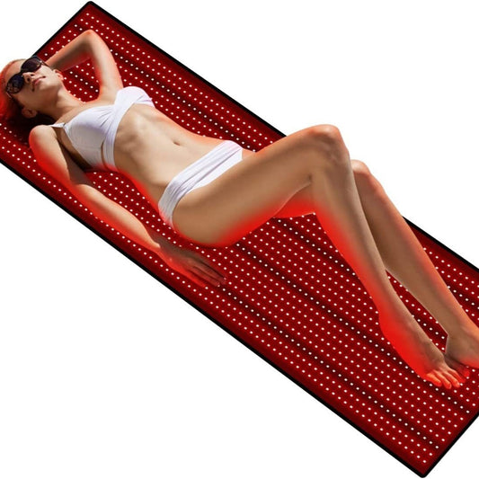 Oversized Red Light Dual Wavelength Far Infrared Mattress Fat Thermal Body Shaping Belt Pain Relief - Aesthetic home glow - Viral Boostor