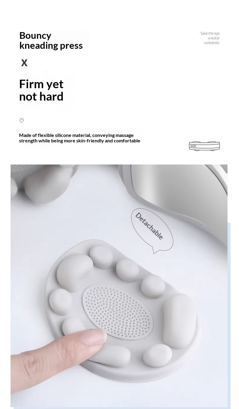 Smart Massage Device Acupoint Music Heat Therapy Fatigue-Relief Eye Mask - Aesthetic home glow - Viral Boostor