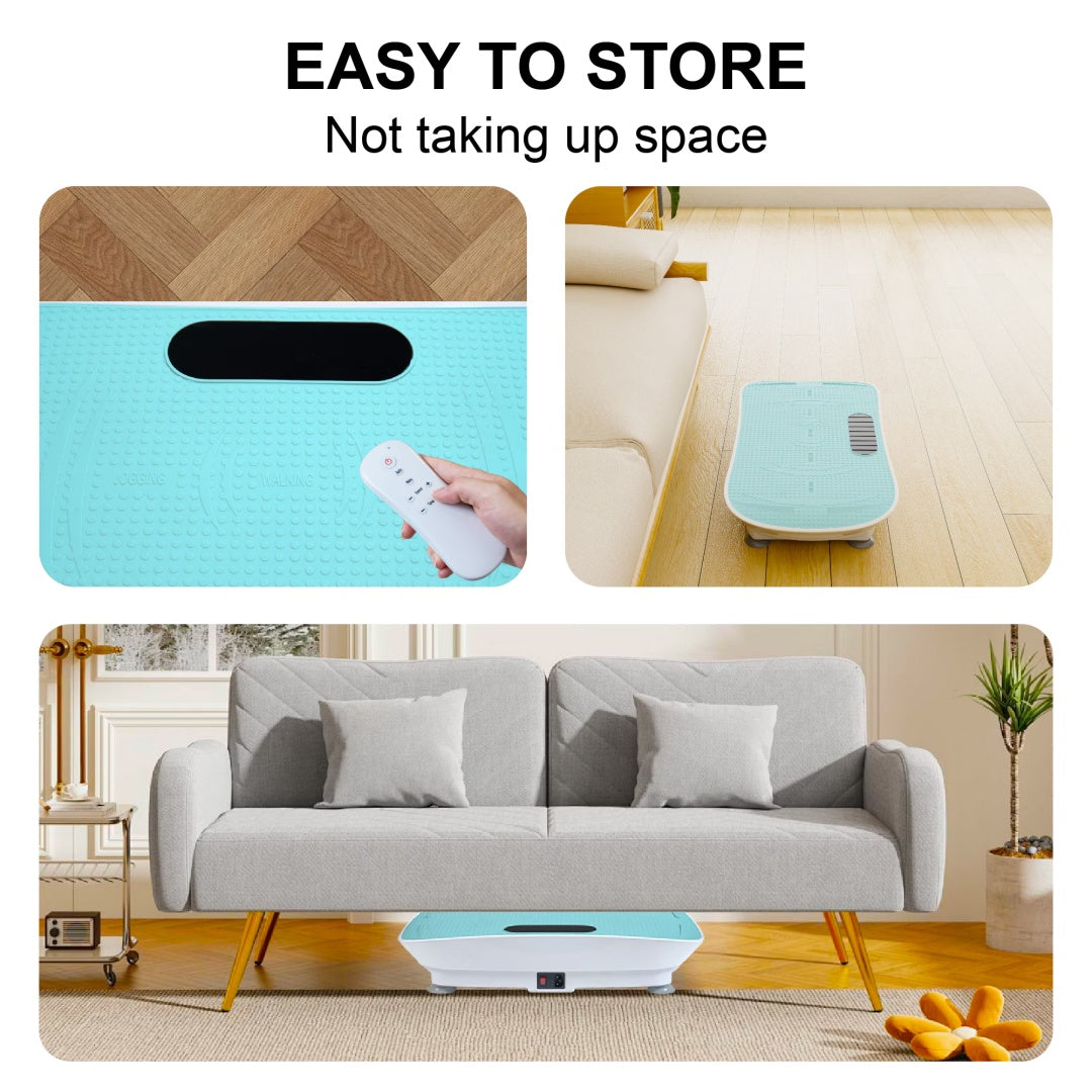 Silent Vibration Fitness Platform – Smart Start-Stop