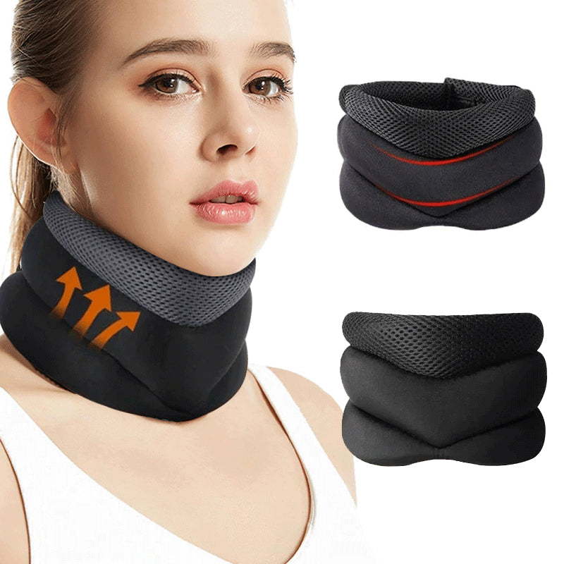 Upgraded Neck Brace Foam Cervical Collar For Pain Relief And Pressure In Spine Adjustable Neck Support - Aesthetic home glow - Viral Boostor