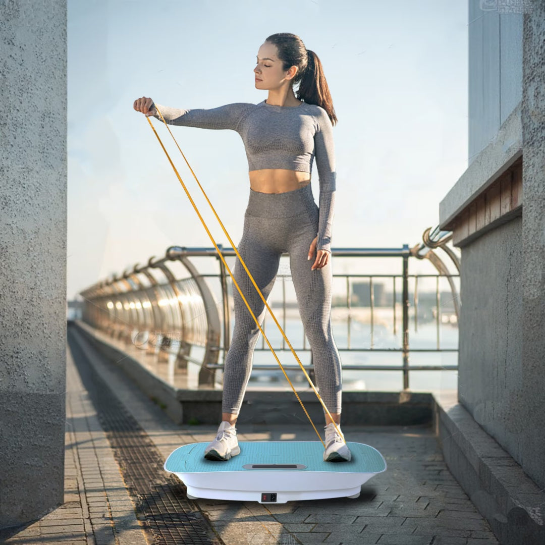Silent Vibration Fitness Platform – Smart Start-Stop