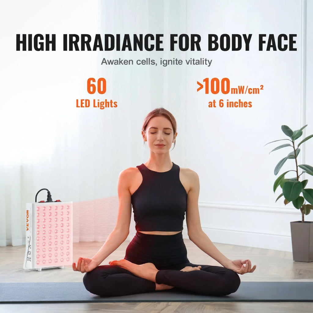 Red Light Therapy Panel 80W For Face And Body - Viral Boostor