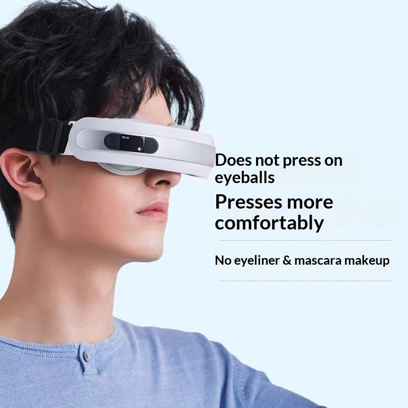 Smart Massage Device Acupoint Music Heat Therapy Fatigue-Relief Eye Mask - Aesthetic home glow - Viral Boostor
