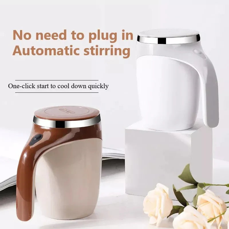 Magnetic Self-Stirring Mug – USB Electric Mixing Cup for Coffee, Milkshakes & More - Viral Boostor