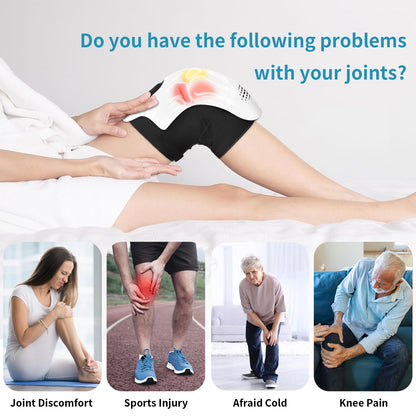 Heated Electric Knee Massager With Vibration Therapy
