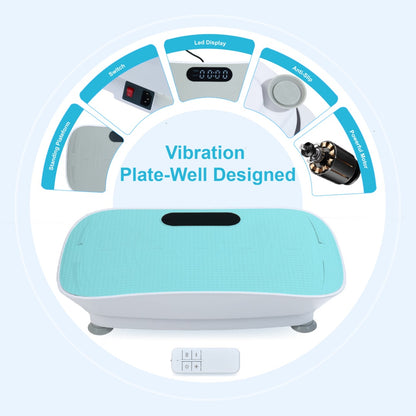 Silent Vibration Fitness Platform – Smart Start-Stop