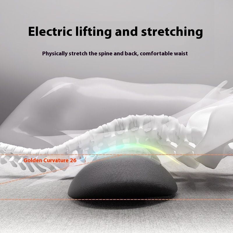 Memory Foam Lumbar Pillow With Heat And Massage