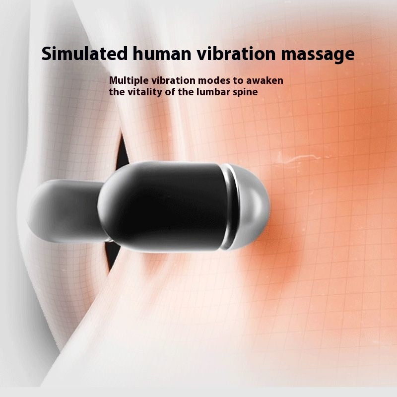 Memory Foam Lumbar Pillow With Heat And Massage