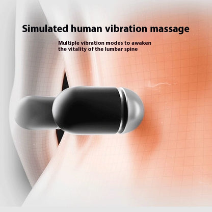 Memory Foam Lumbar Pillow With Heat And Massage